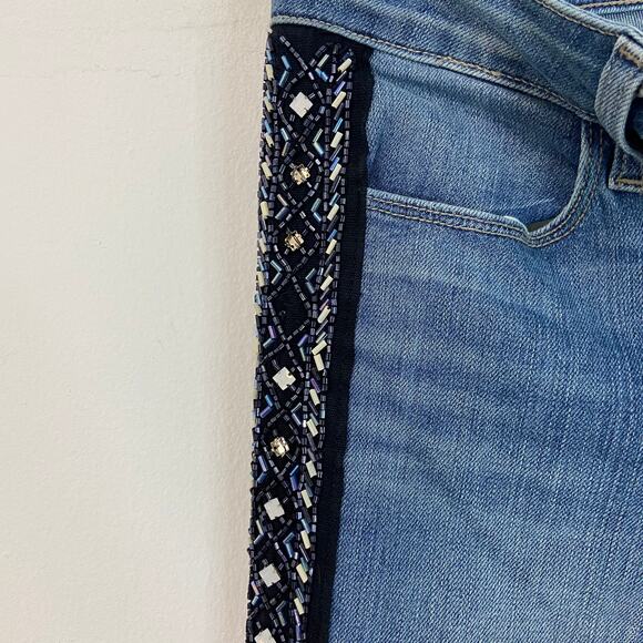 Paige Verdugo Ankle Paulinatux Embellished Jeans - Picture 7 of 9